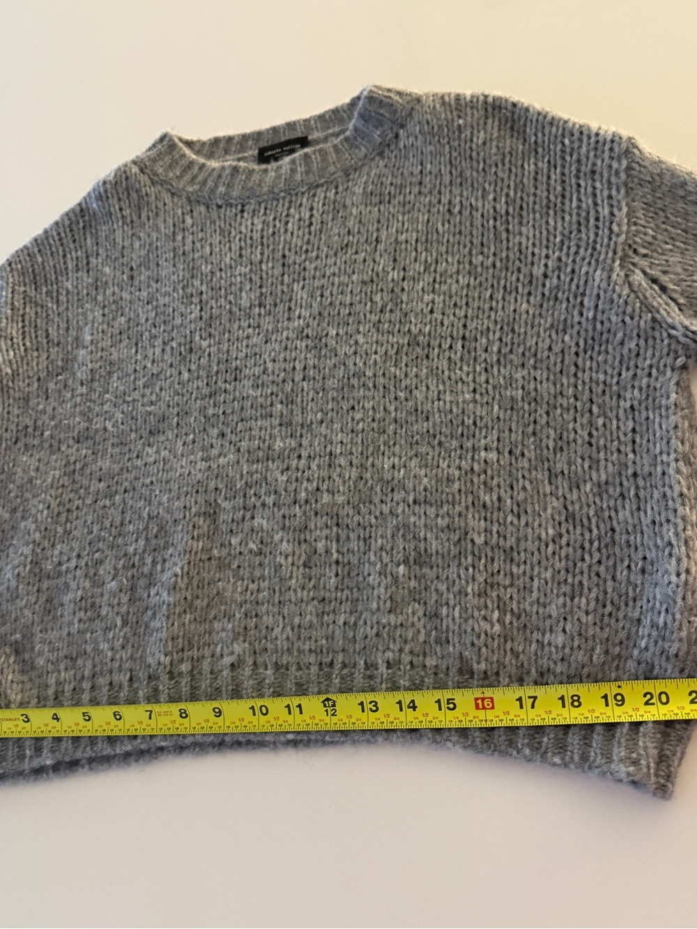 Roberto Collina Alpaca Sweater L Women Color: GRIGIO A4718 - Picture 10 of 14